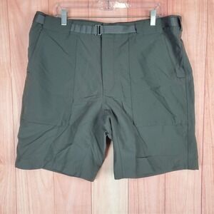 REI Co-op Mens Cargo Shorts Sz 38‎ (Tagged 40) Green Lightweight Hiking Outdoors